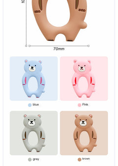 Baby Silicone Teething Toy for Gum Relief