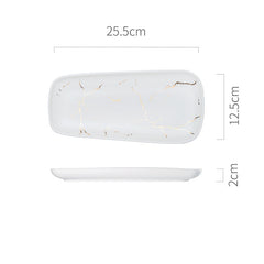 Nordic Style Fish Plate - Creative Ceramic Dish