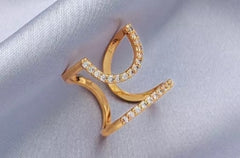 Trendy Cold Nail Ring with Unique Personality Design