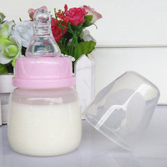 Mini Hard Baby Feeder Bottle with Nipple (60mL)